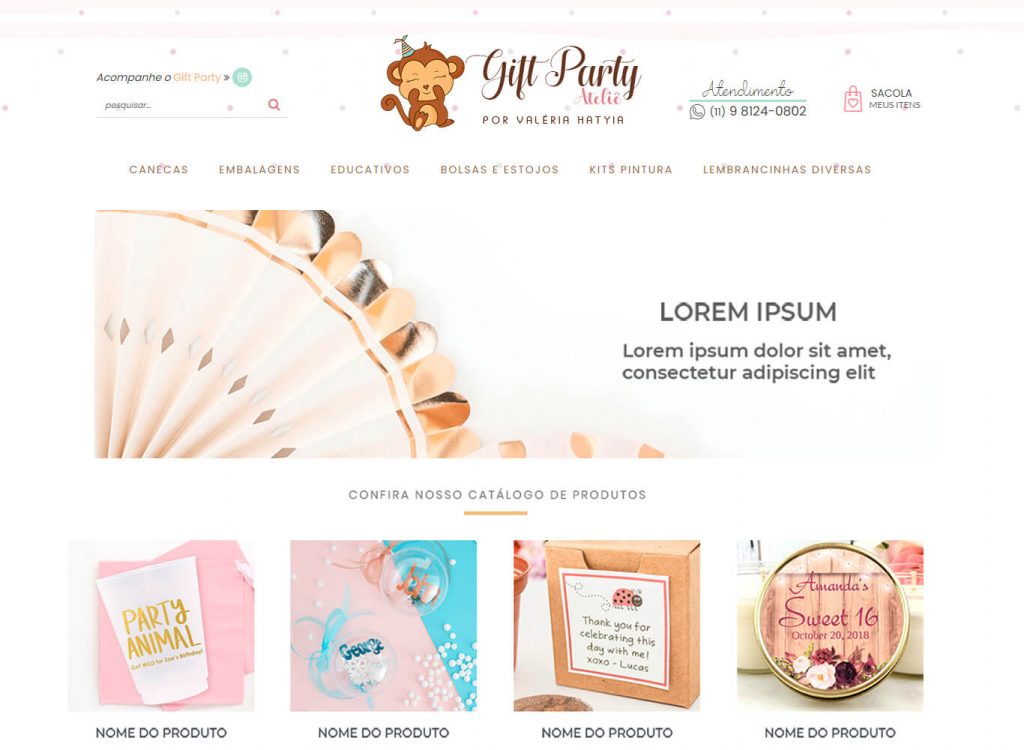 loja virtual gift party atelie